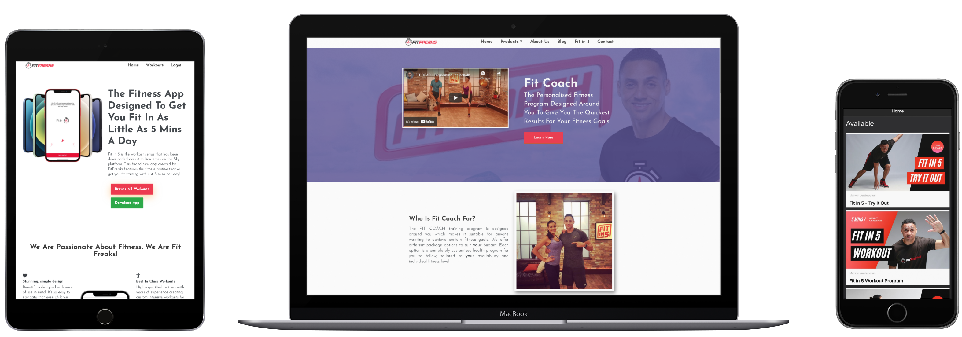 Get your apps and website made by professionals. Fitfreaks designed and developed by iMobilize ltd